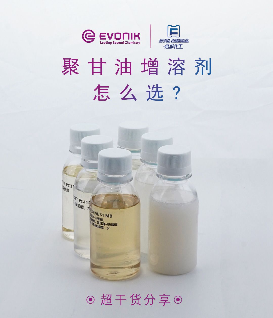 聚甘油類型的增溶劑不會選？快來圍觀這期贏創(chuàng)聚甘油類增溶劑盤點吧！